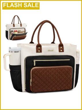 Teacher Tote Bag for Women, Laptop Bag Work Bags Computer Bag, Professional